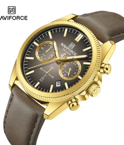 NaviForce NF8082L – Golden/Grey/DarkBrown