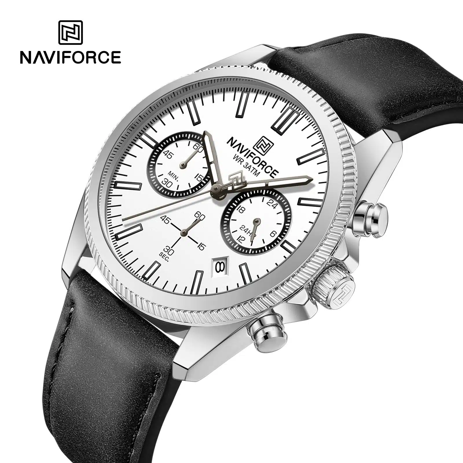 NWN_NF8082L_S/W/B NaviForce NF8082L – Silver/White/Black