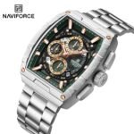 NaviForce Watch NF8066 – Silver/Green 1 NaviForce NF8066 – Silver/Green