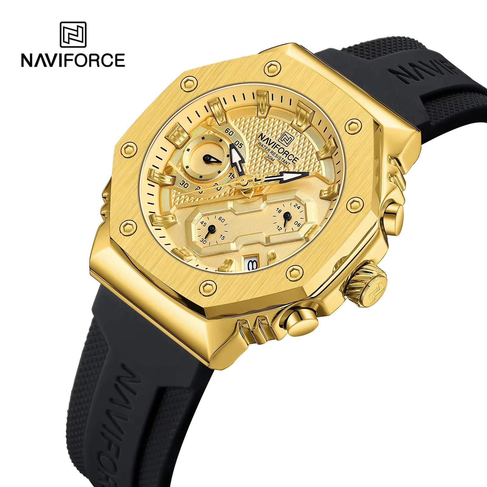 NWN_NF8035L_GN/B NaviForce NF8035L – Golden/Black