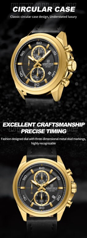 NaviForce Watch NF8075 – RoseGold/Black 13