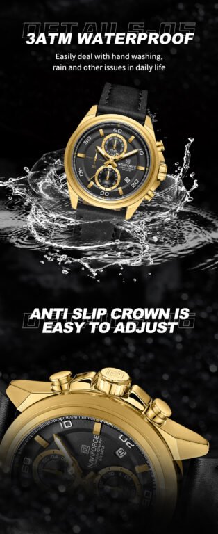 NaviForce Watch NF8075 – RoseGold/Black 15