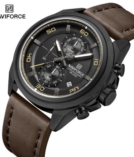 NaviForce NF8075 – Black/DarkBrown