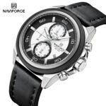 NaviForce Watch NF8075 – Silver/White/Black 1 NaviForce NF8075 – Silver/White/Black