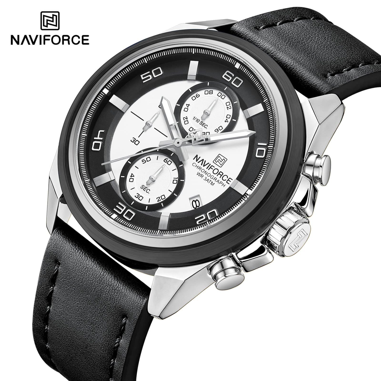 NWN_NF8075_S/W/B NaviForce NF8075 – Silver/White/Black