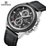 NaviForce Watch NF8075 – Silver/Black 1 NaviForce NF8075 – Silver/Black