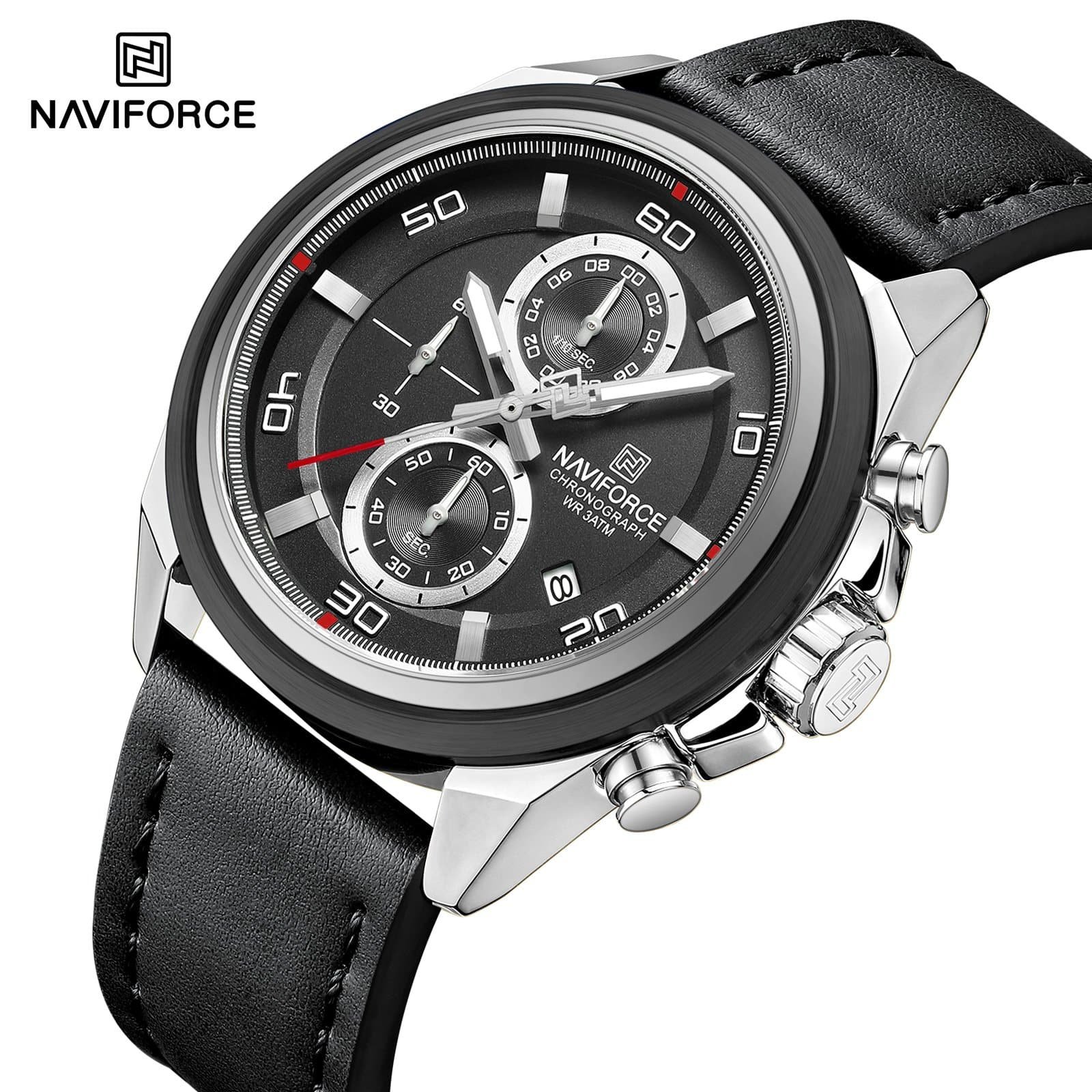 NWN_NF8075_S/B NaviForce NF8075 – Silver/Black