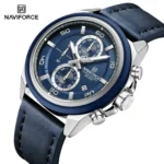 NaviForce Watch NF8075 – Silver/Blue 1 NaviForce NF8075 – Silver/Blue
