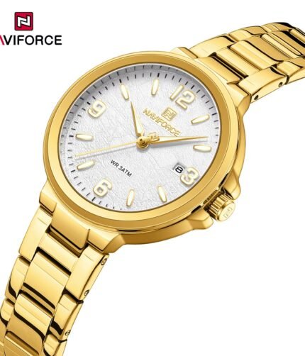 Home 11 NaviForce NF5077 – Golden/White