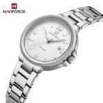 NaviForce Watch NF5077 – Silver/White 1 NaviForce NF5077 – Silver/White