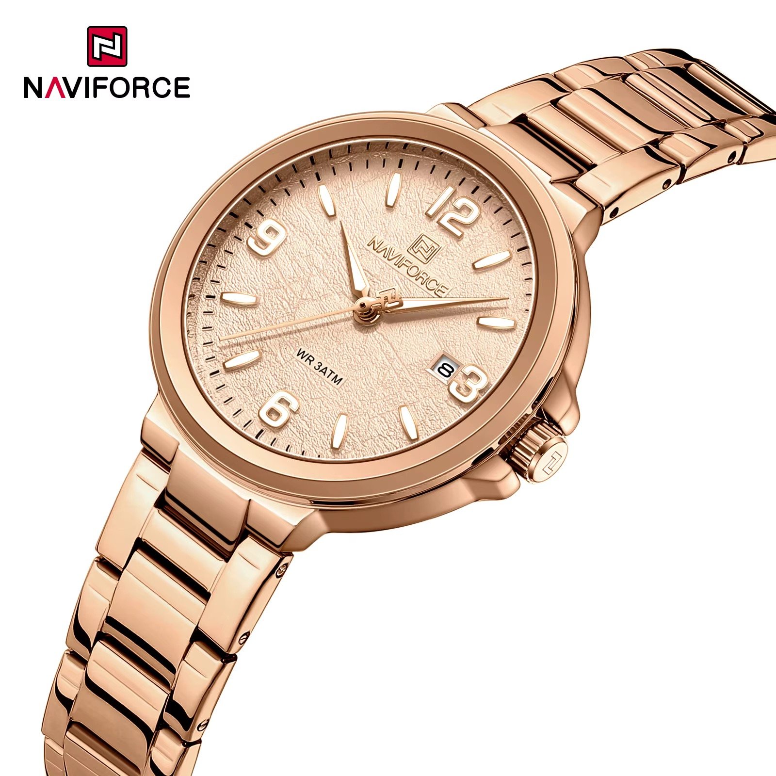 NWN_NF5077_RG NaviForce NF5077 – RoseGold
