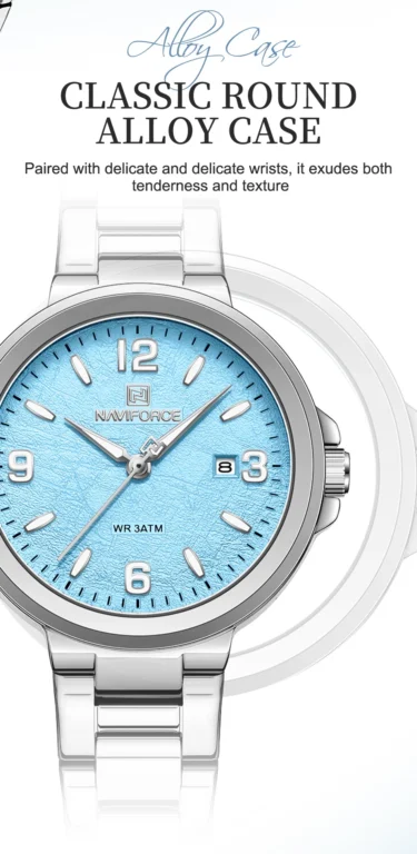 NaviForce Watch NF5077 – Silver/Black 12
