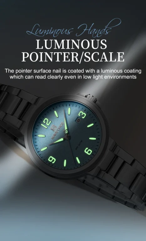 NaviForce Watch NF5077 – Silver/Black 14
