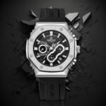 NaviForce Watch NF8035G – Black/Silver 3