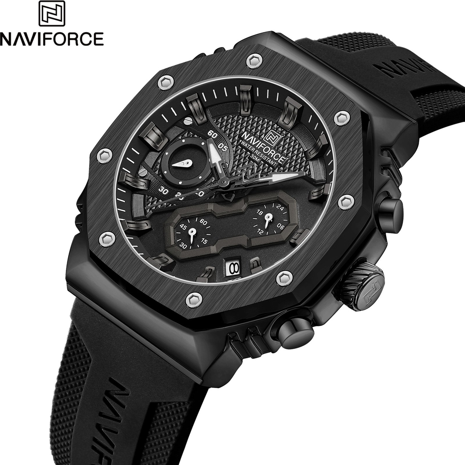 NWN_NF8035L_B/GY NaviForce NF8035L – Black/Grey