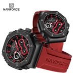 NaviForce Couple Watch NF8035 – Red/Black 1 NaviForce NF8035 – Red/Black
