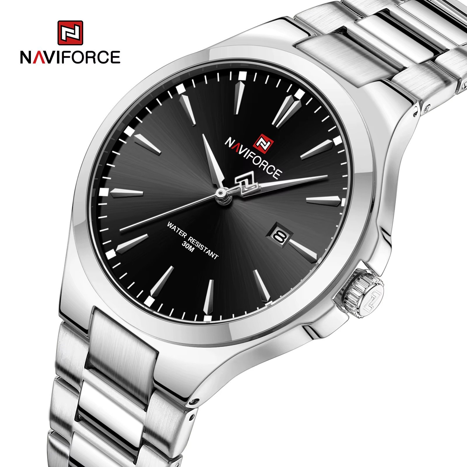 NWN_NF9214_S/B NaviForce NF9214 – Silver/Black