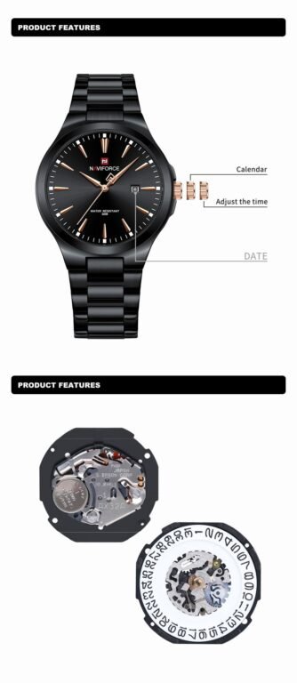 NaviForce Watch NF9214 – Black 10