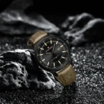 NaviForce Watch NF9248L – Black/Yellow/Brown 3