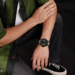 NaviForce Watch NF9248L – Black/Yellow/Brown 4