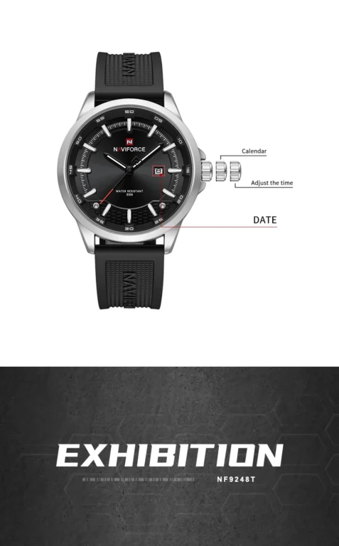 NaviForce Watch NF9248T- Blue/Black 10