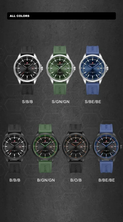 NaviForce Watch NF9248T- Blue/Black 17