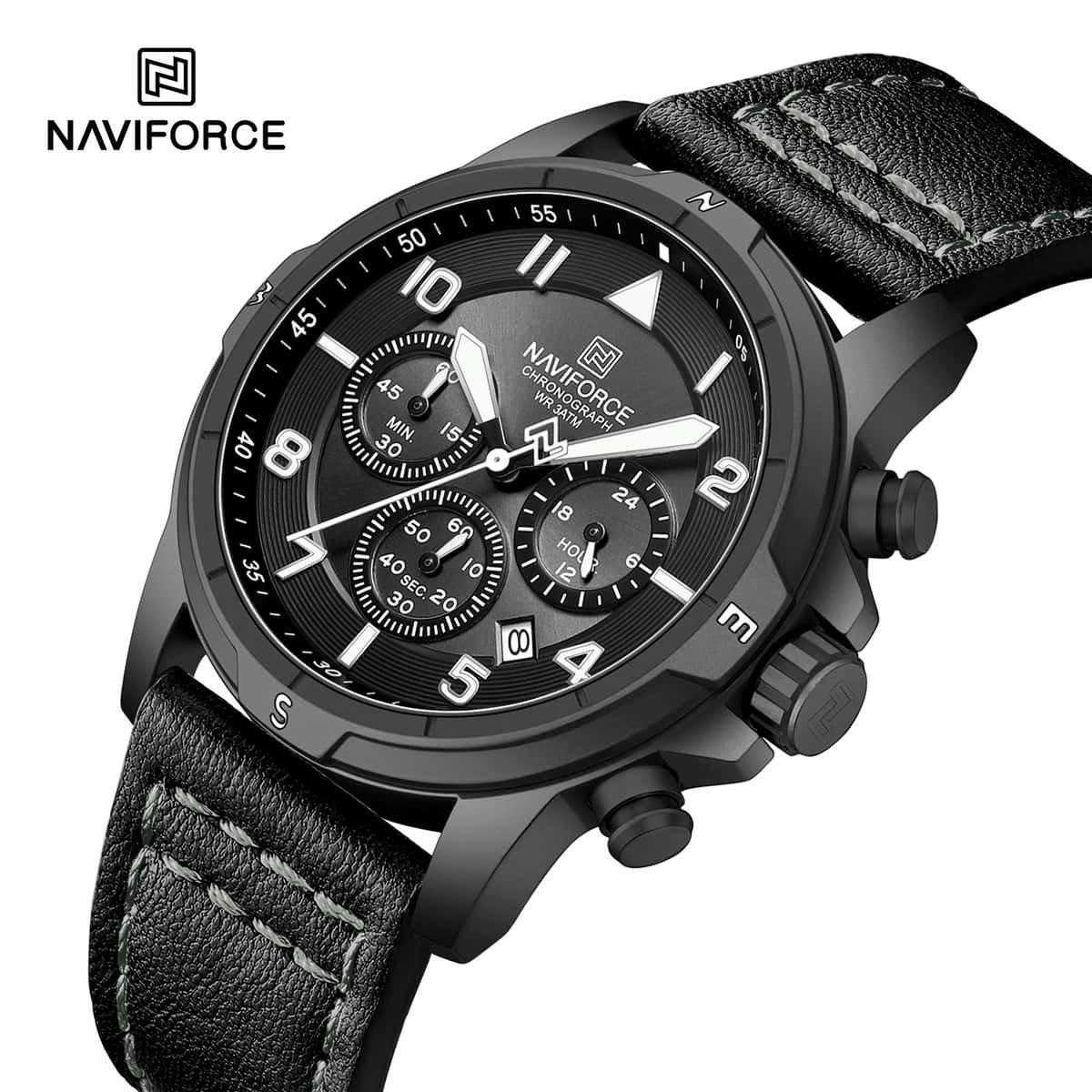 NWN_NF8077_Black NaviForce NF8077 – Black