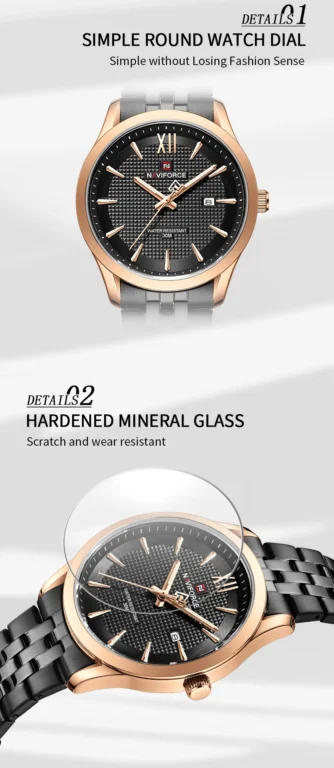 NaviForce Watch NF9255 – Silver/White 7