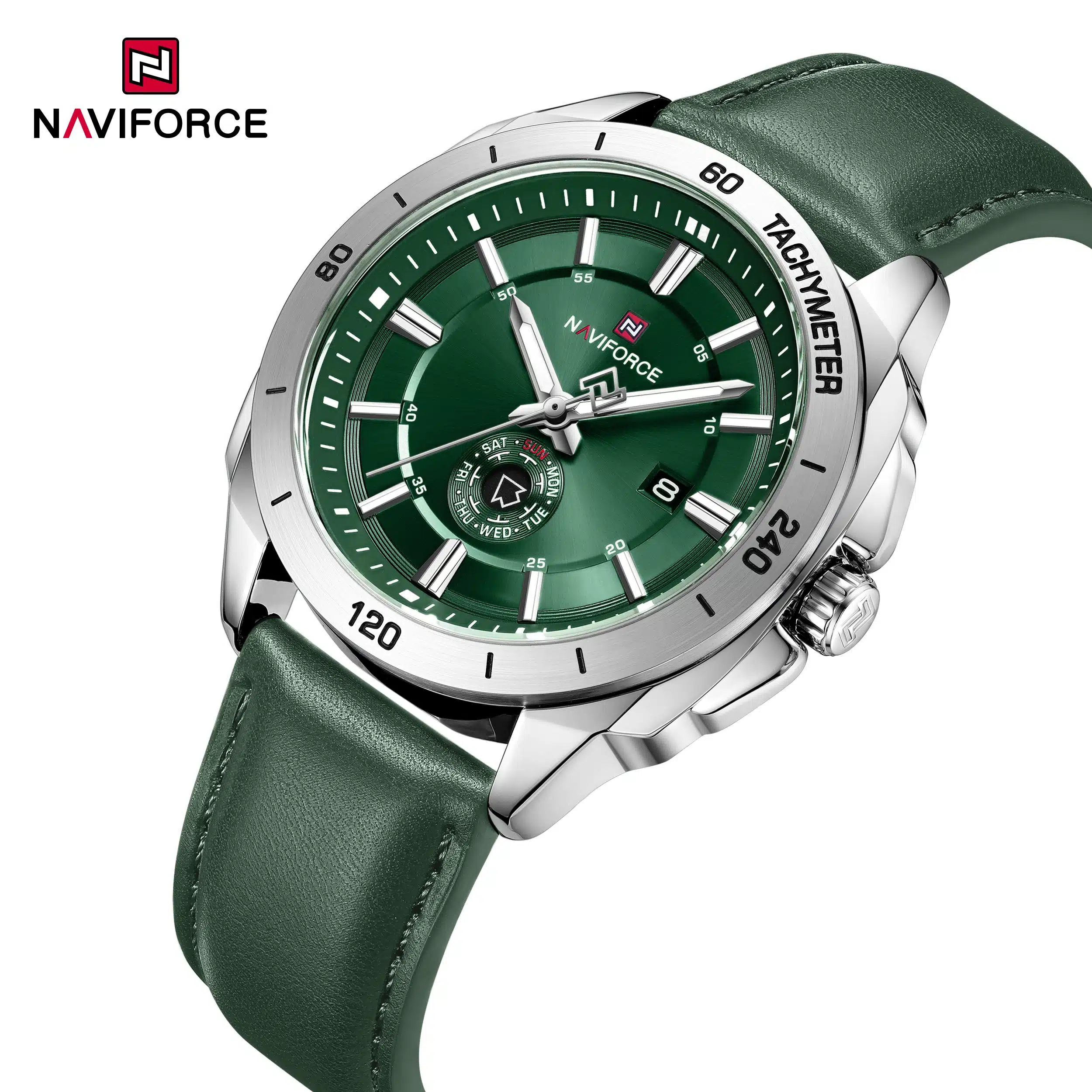 NWN_NF9269_S/GN NaviForce NF9269 – Silver/Green