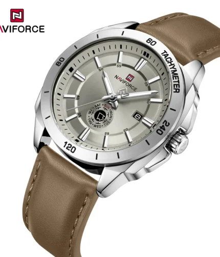 Home 8 NaviForce NF9269 – Silver/Grey/LightBrown