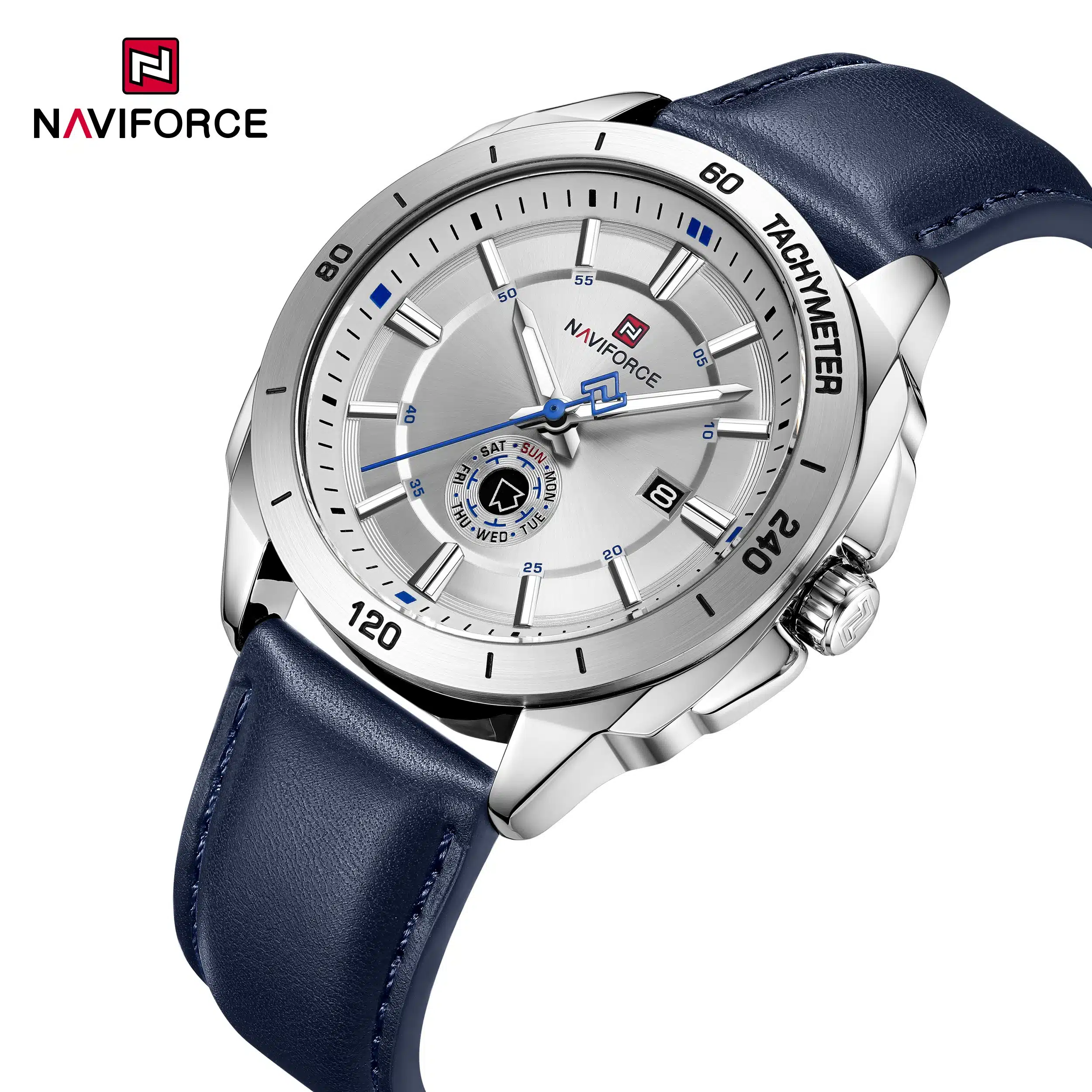 NWN_NF9269_S/W/BE NaviForce NF9269 – Silver/White/Blue