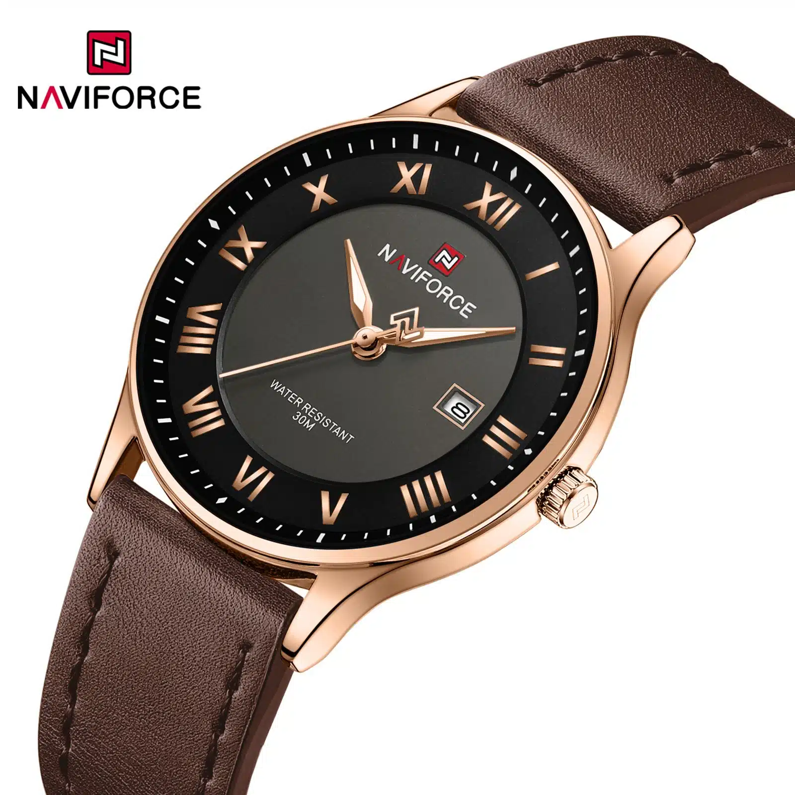 NWN_NF9290_RG/B/BN NaviForce NF9290 – RoseGold/Black/Brown