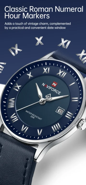 NaviForce Watch NF9290 – RoseGold/Black/Brown 3