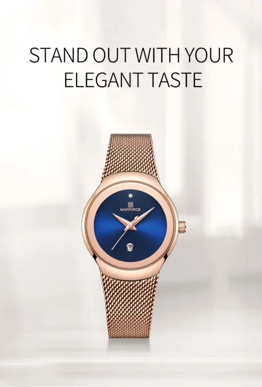NaviForce Watch NF5004 – RoseGold/Blue 1