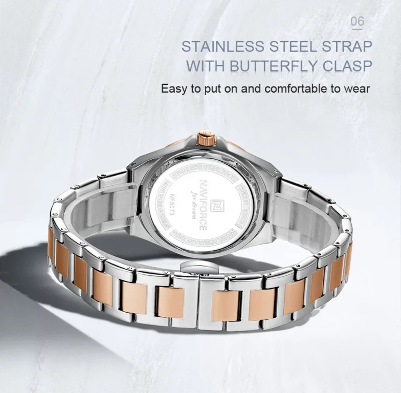 NaviForce Watch NF5073 – RoseGold 9